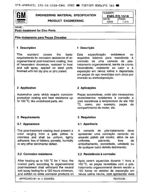 GMSA EMS.EQ.1518