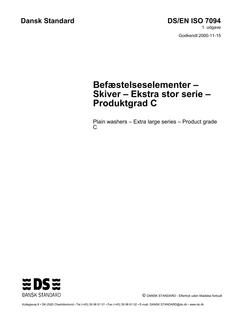 DANSK DS/EN ISO 7094