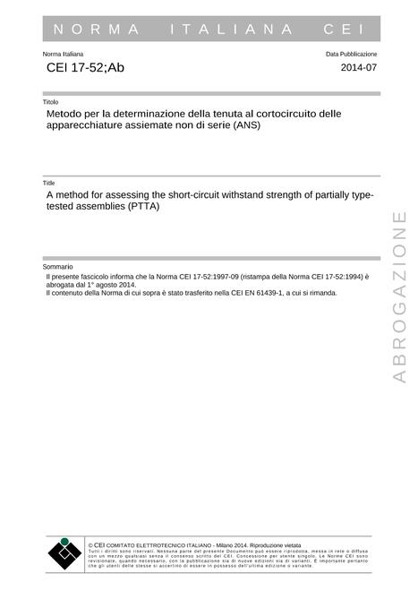 CEI 17-52;AB