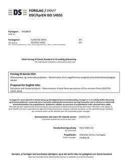 DANSK DSF/FPREN ISO 14935