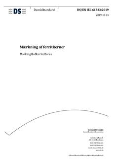 DANSK DS/EN IEC 61333