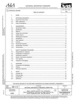 AIA NASM85604