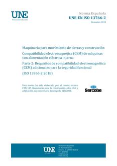 AENOR UNE-EN ISO 13766-2