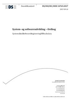 DANSK DS/ISO/IEC/IEEE 24765