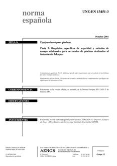 AENOR UNE-EN 13451-3