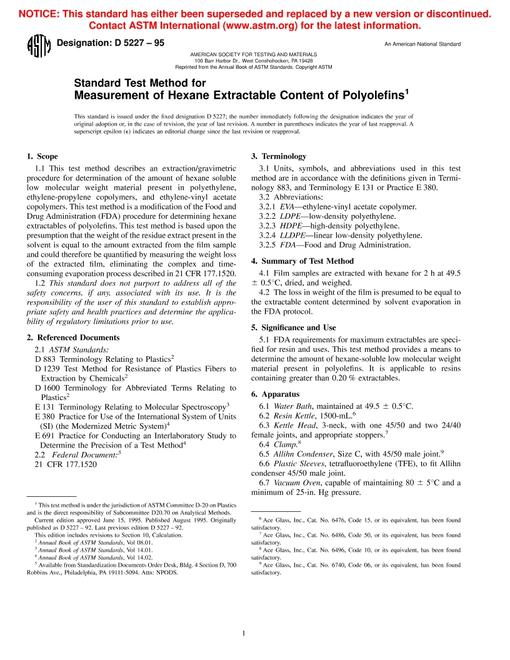 ASTM D5227-95