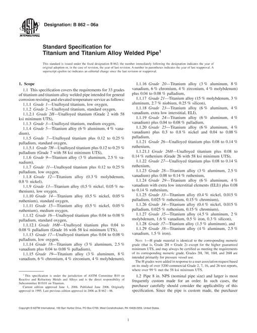 ASTM B862-06a