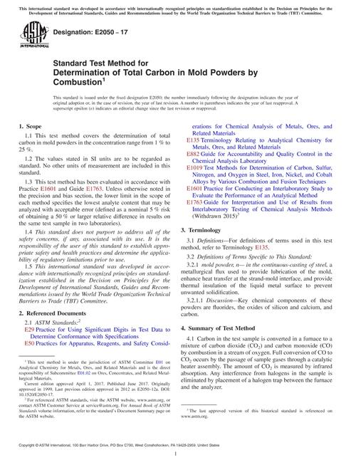 ASTM E2050-17