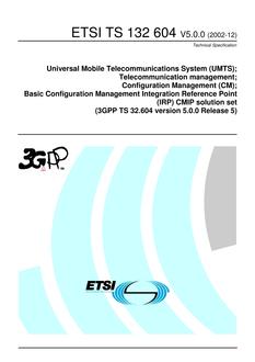 ETSI TS 132 604