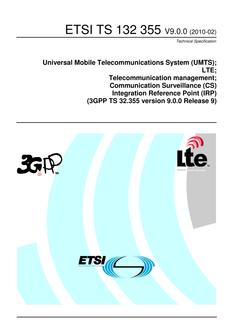 ETSI TS 132 355
