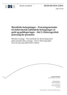 DANSK DS/EN ISO 4524-3