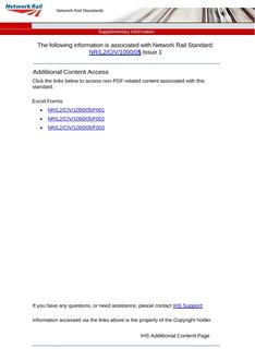 NR NR/L2/CIV/1000/05 ISSUE 1
