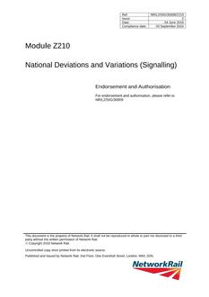 NR NR/L2/SIG/30009/Z210 ISSUE 2