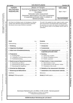 VDI VDI 2463 BLATT 1