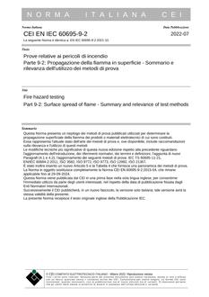 CEI EN IEC 60695-9-2