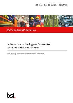 BS ISO/IEC TS 22237-31:2023
