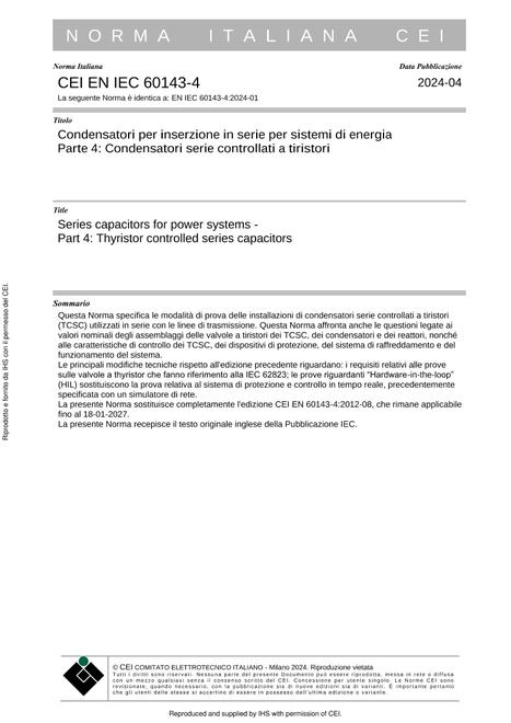 CEI EN IEC 60143-4