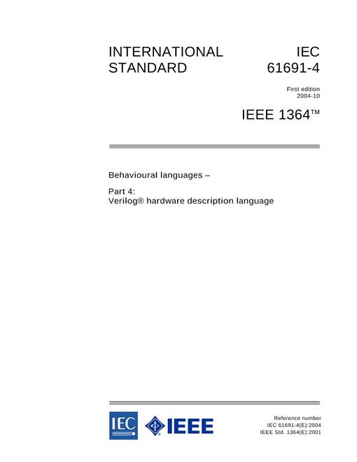 IEC 61691-4 Ed. 1.0 en:2004