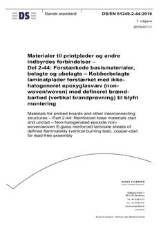 DANSK DS/EN 61249-2-44