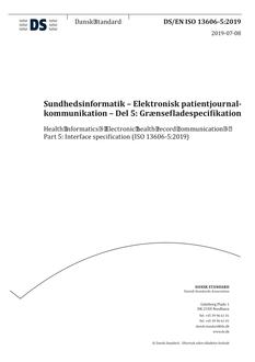DANSK DS/EN ISO 13606-5