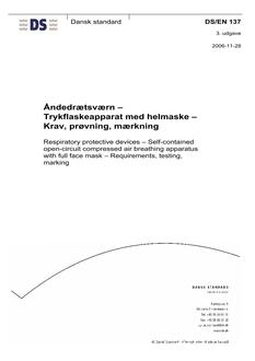 DANSK DS/EN 137