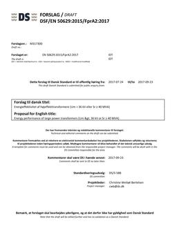 DANSK DSF/EN 50629/FPRA2