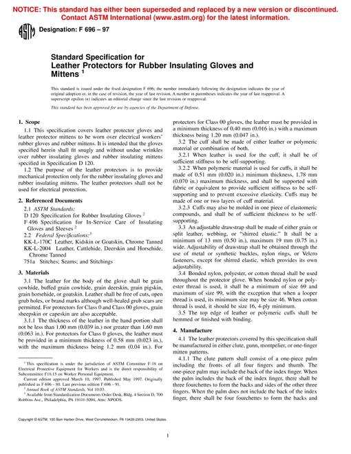 ASTM F696-97