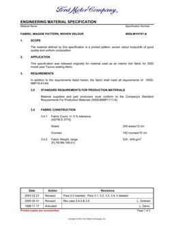 FORD WSS-M1H797-A