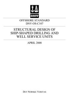 DNV DNV-OS-C107