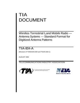 TIA TIA-804-A
