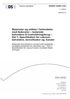 DANSK DS/EN 12546-1/AC
