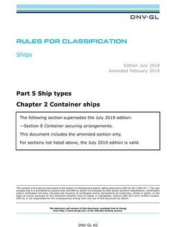 DNV DNVGL-RU-SHIPS PART 5 CHAPTER 2