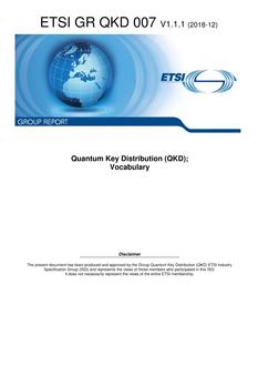 ETSI GR QKD 007