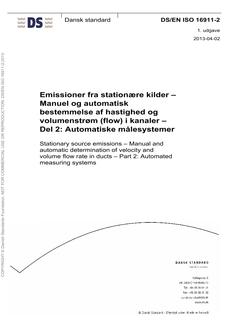 DANSK DS/EN ISO 16911-2