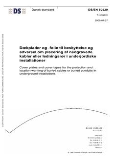 DANSK DS/EN 50520