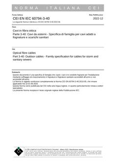 CEI EN IEC 60794-3-40