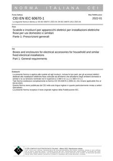 CEI EN IEC 60670-1