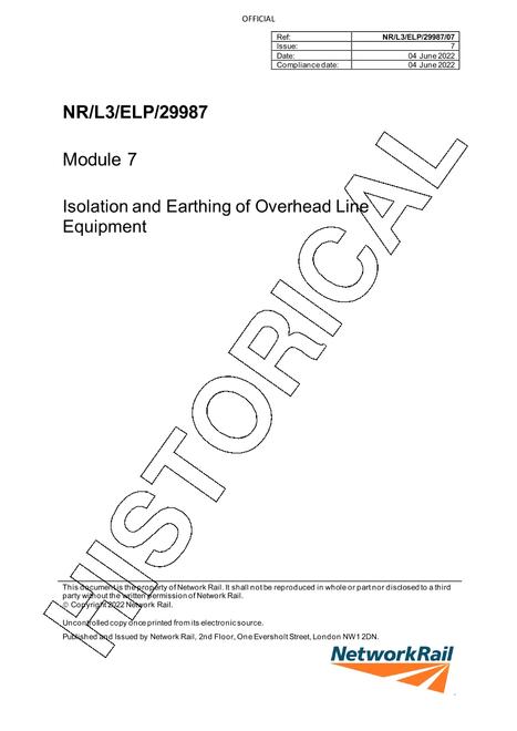 NR NR/L3/ELP/29987/MOD07 ISSUE 7
