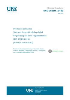 AENOR UNE-EN ISO 13485