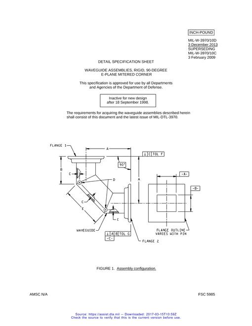 MIL MIL-W-3970/10D