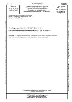 VDI VDI 2077 BLATT 3.1