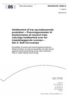 DANSK DS/CEN/TS 15083-2