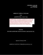 BHMA A156.6-1994