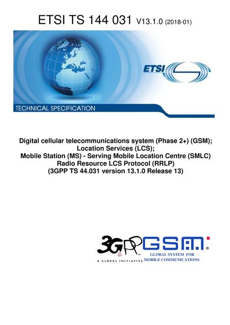 ETSI TS 144 031