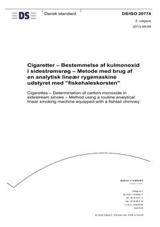 DANSK DS/ISO 20774