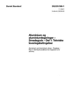 DANSK DS/EN 586-1