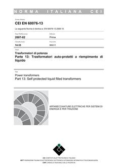CEI EN 60076-13