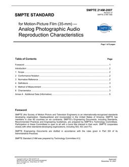 SMPTE ST 214M