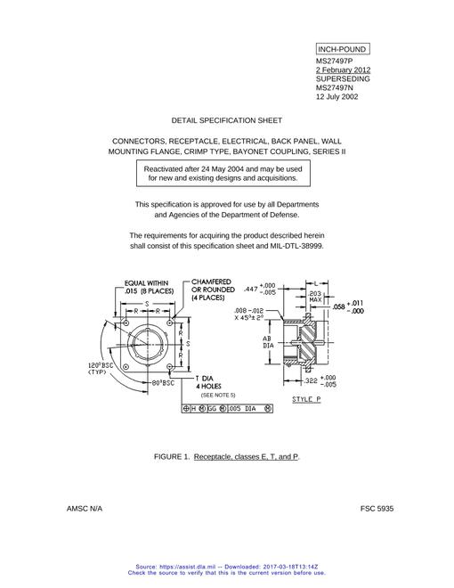 MIL MS27497P