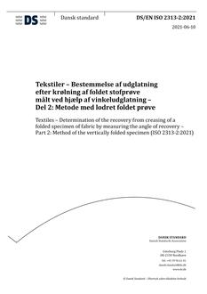 DANSK DS/EN ISO 2313-2